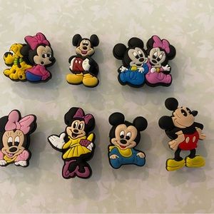 Kids Shoe Charms for Crocs Minnie & Mickey